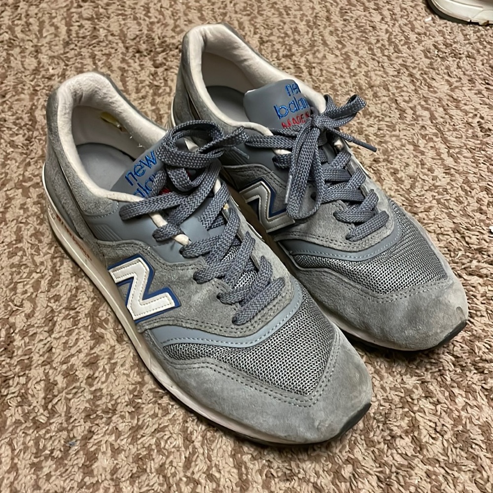 Blue new balance 997 size 10